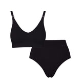 Ada Nursing Bra Black Set