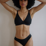 Maya Black Bra Set