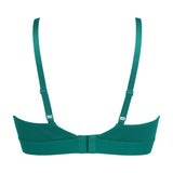 Six Maya Nursing bra, modern maternity, pregnancy, breastfeeding, cotton rib jersey Pine Green