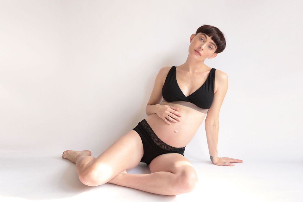 Six Florence nursing bra, pregnancy bra, sleep bra, jersey and lace