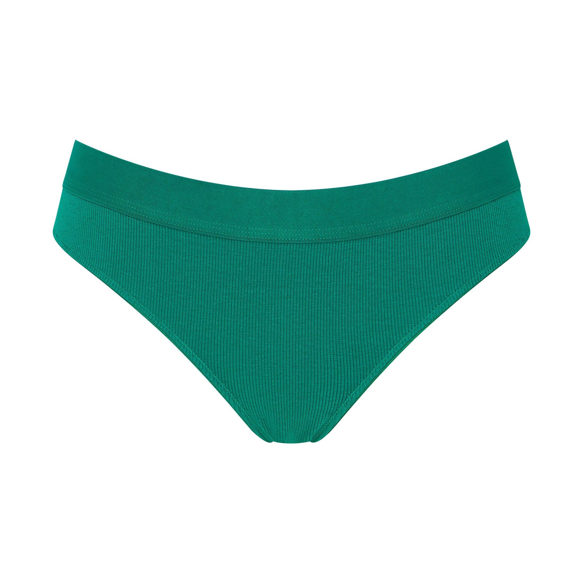 Six Maya cotton rib jersey knicker brief