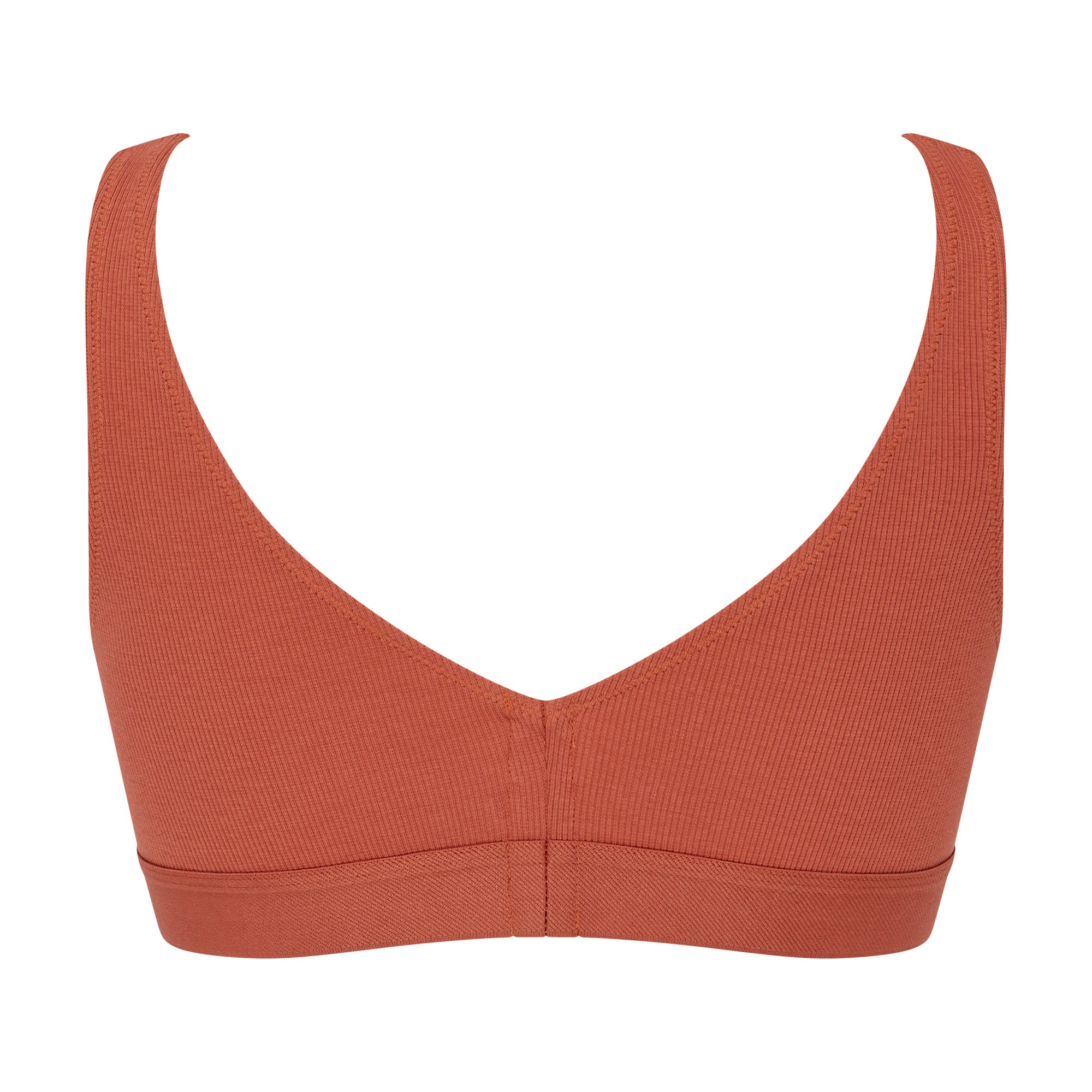 Six Maya Terracotta, Nude, cotton rib jersey soft bra nursing bra, soft bra, maternity, breastfeeding