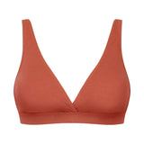 Six Maya Terracotta, Nude, cotton rib jersey soft bra nursing bra, soft bra, maternity, breastfeeding