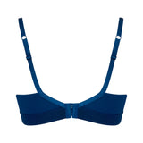 Six Blue Rosa Lace and microfibre nursing bra, breastfeeding, pregnancy, comfortable and supportive