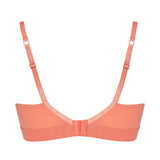 Six Salmon coloured, peach, nude, Rosa Lace and microfibre nursing bra, breastfeeding, pregnancy, comfortable and supportive