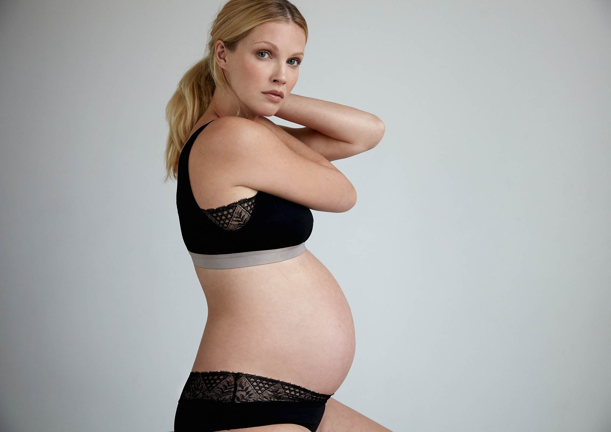 Six Florence nursing bra, pregnancy bra, sleep bra, jersey and lace