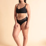 Rosa Black Knicker