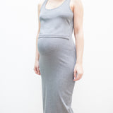 Viola Grey Nursing Dress