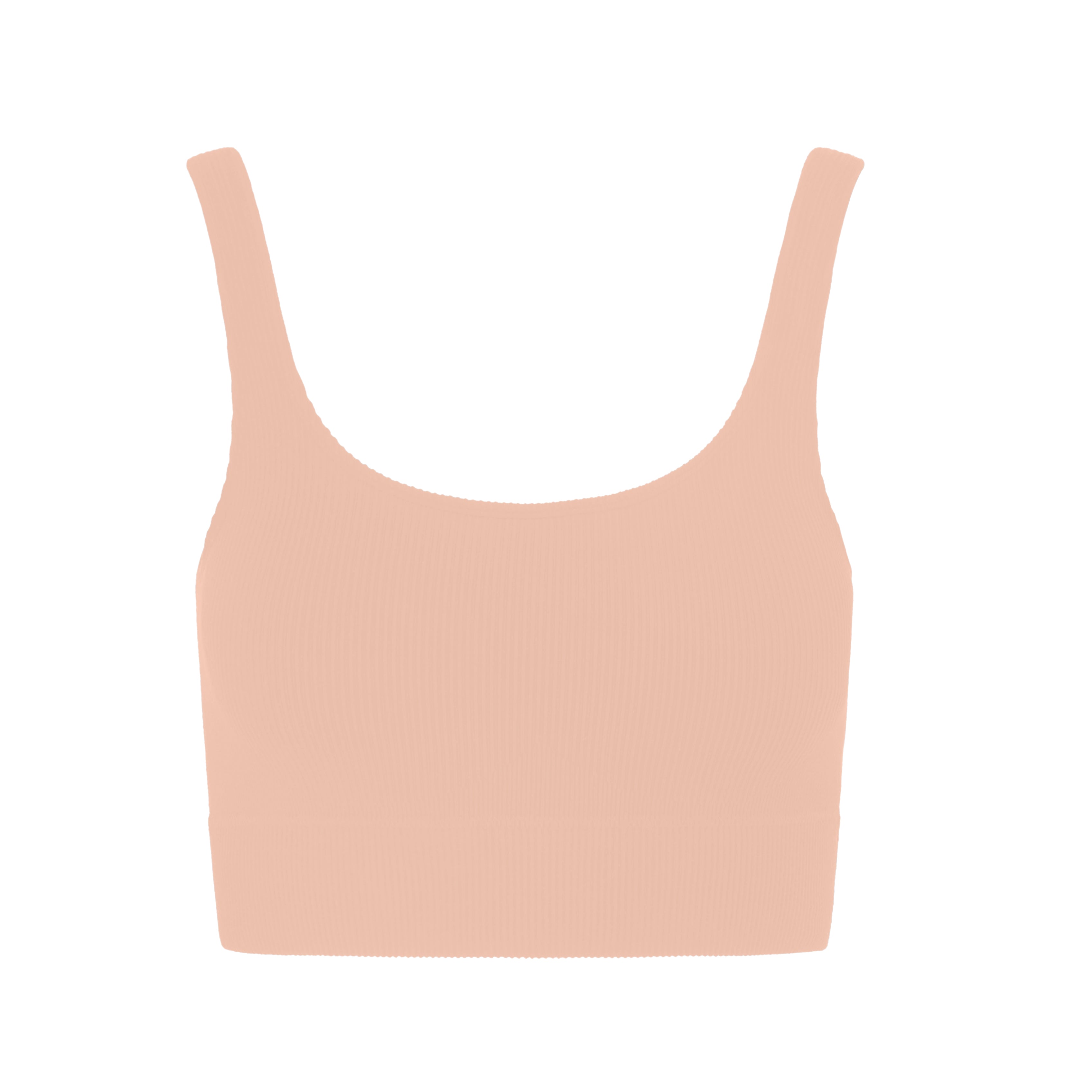 Ada seamless bralette from Six, suitable to wear for  maternity, yoga, bralette, crop top, coloured blush, pink, nude.