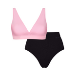 Maya Pink Bralette and Ada Knicker Set