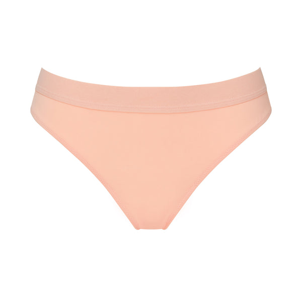 six shell nude cotton jersey knicker