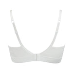 Six  White Rosa Lace and microfibre nursing bra, breastfeeding, pregnancy, comfortable and supportive