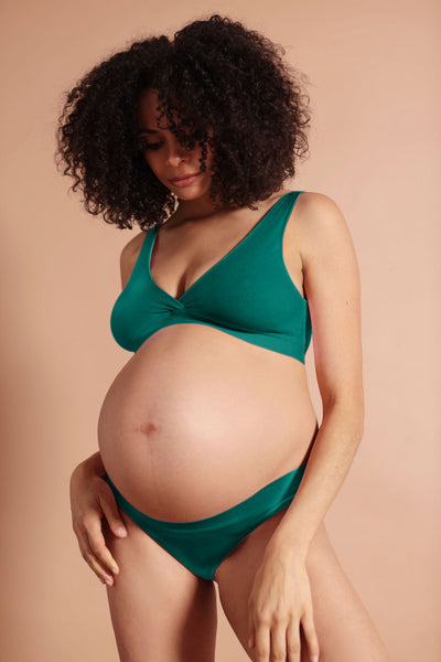 Maya Pine Green Rib Knicker
